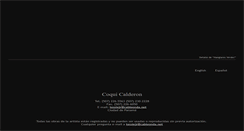 Desktop Screenshot of coquicalderon.com