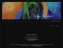 Tablet Screenshot of coquicalderon.com
